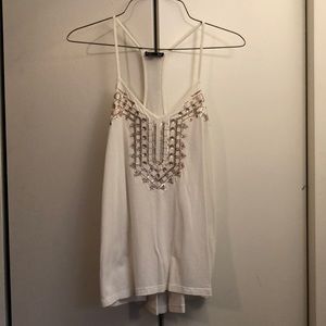 Express Sequin Embellished Tank Top